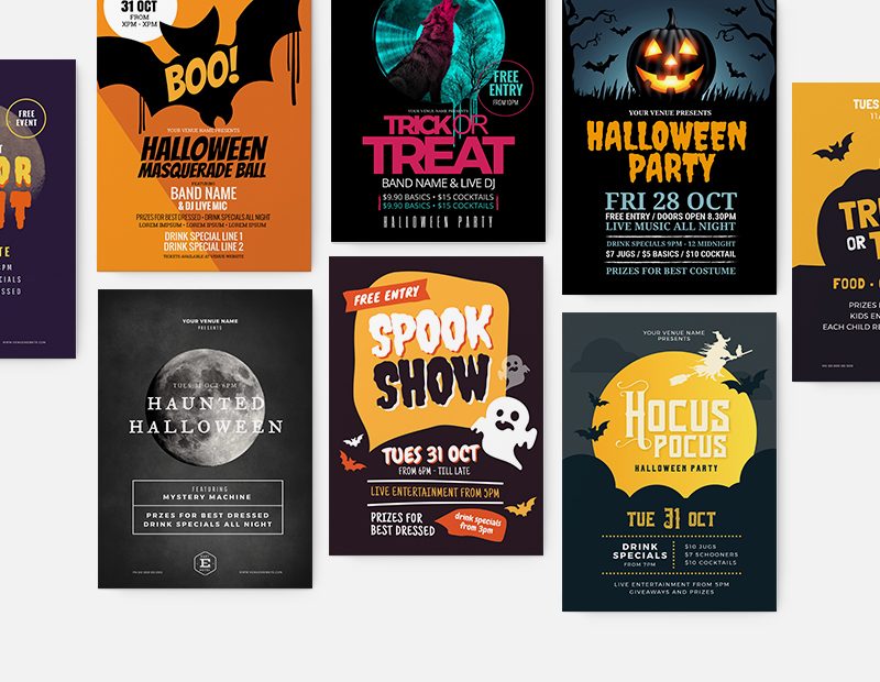 Create Customizable Halloween Flyer Templates with Easil