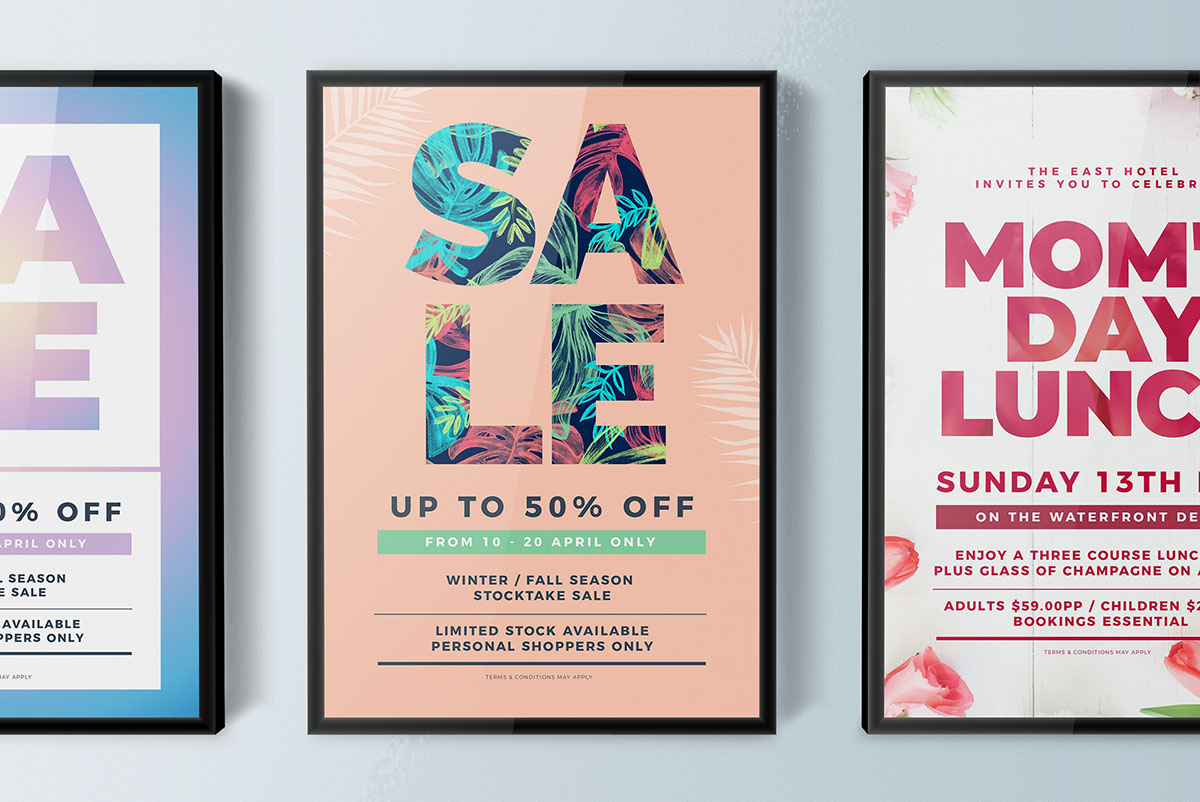 Image in Text Poster Designs 10 Ways - Hack Your Visual Design Series