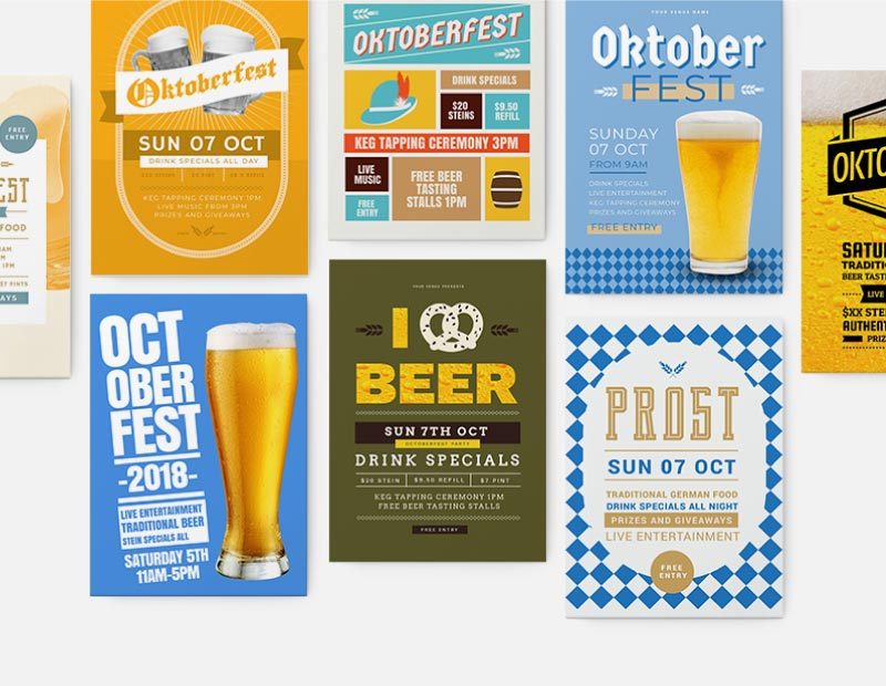 Create Oktoberfest Flyers Templates And Posters For Your Bavarian Event