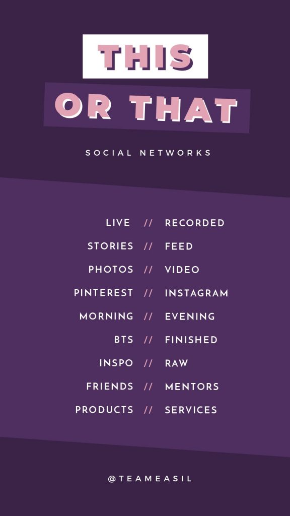 This or That Templates - Social Network Theme - 7 Exciting This or That Instagram Story Templates to Engage Your Audience (Plus Free Templates)