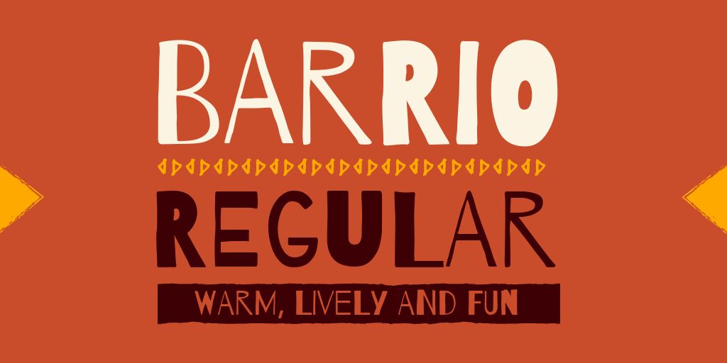Ultimate Font Pairing Guide - Barrio Font