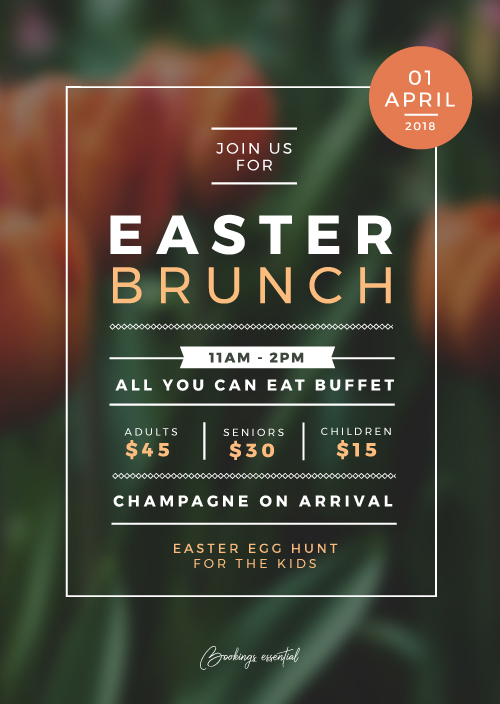 How to Add Text to Photos - 5 Ways to Do it with a Bang! - Easter Brunch Blur