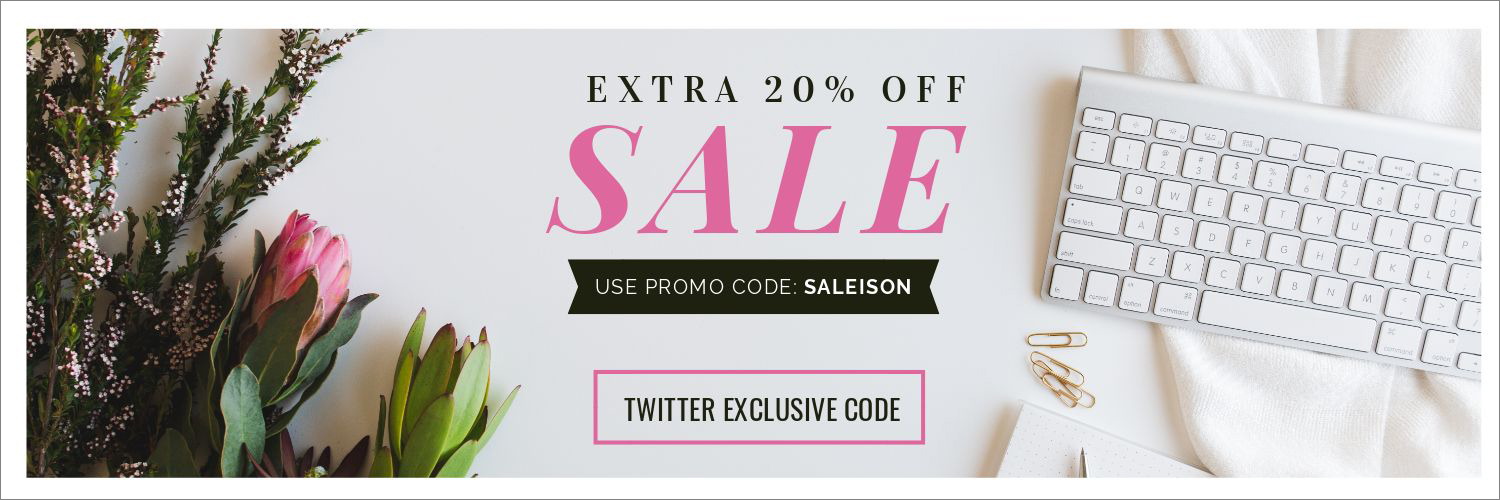 Sale Twitter Header Template by Easil - How to Find the Perfect Twitter Image Size for your Social Media Posts