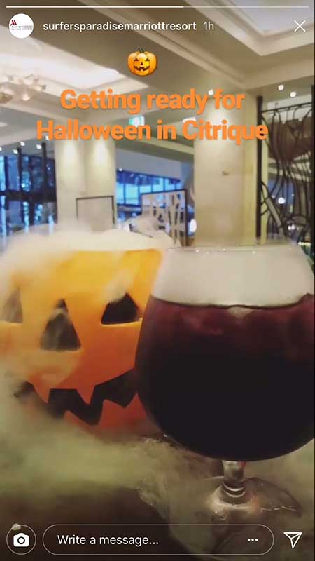 Getting Ready for Halloween and Party Season -8 Easy Ways to use Instagram Stories for Hotels or Venues