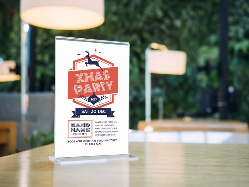 Print Flyers for Christmas for your Venue - 12 Ideas to get your Christmas Promotions Rocking!