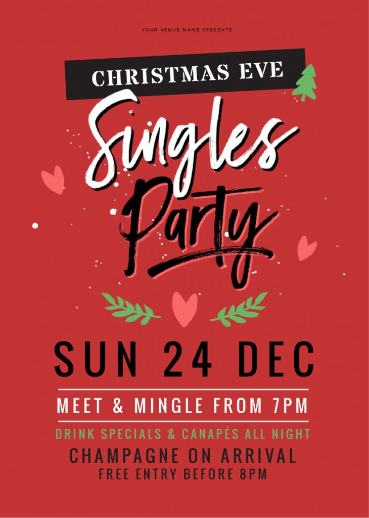 Singles christmas party ideas
